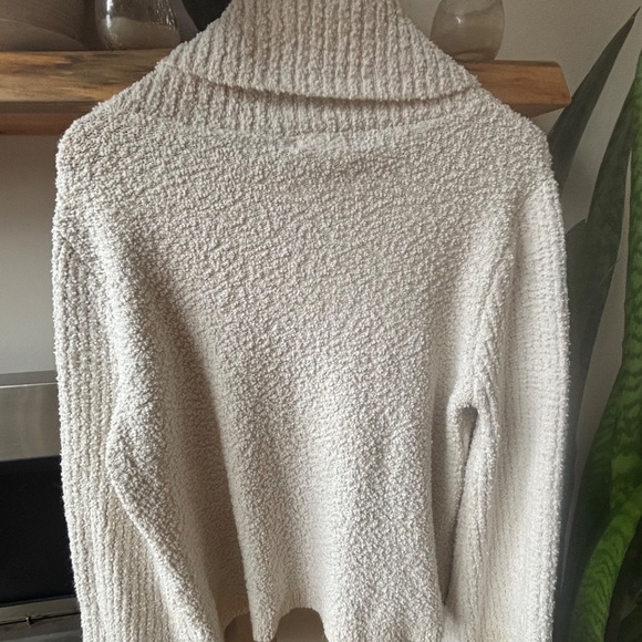 Umgee Cozy Cowl Neck Sweater with Bell Sleeves - Picture 5 of 7